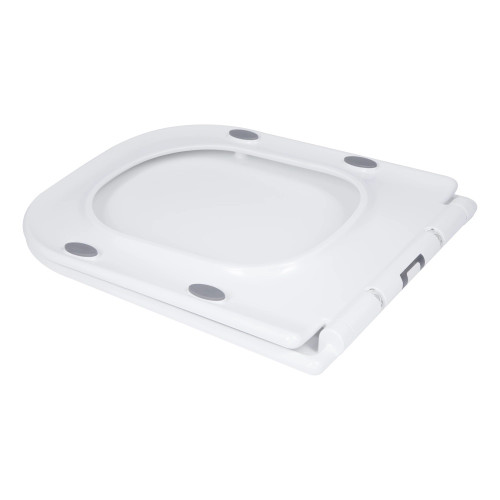 Унітаз компакт Qtap Presto Rimless безободковий з сидінням Slim soft-close QT24221215AW