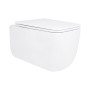 Унітаз підвісний Qtap Gemini Ultra Quiet безободковий з сидінням soft-close QT2533076EUQW