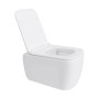Унітаз підвісний Qtap Gemini Ultra Quiet безободковий з сидінням soft-close QT2533076EUQW