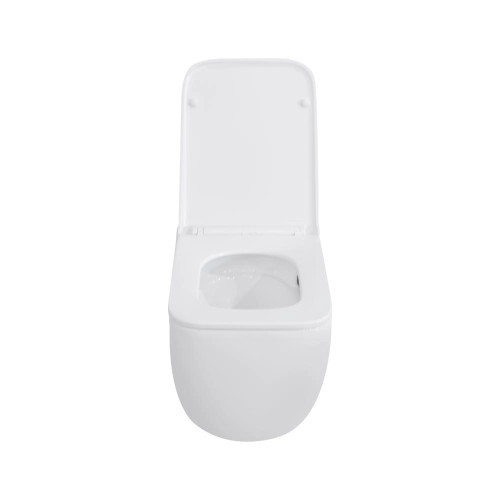 Унітаз підвісний Qtap Gemini Ultra Quiet безободковий з сидінням soft-close QT2533076EUQW