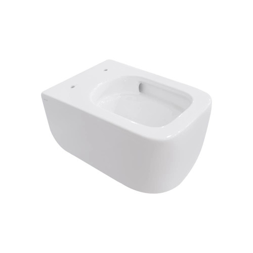 Унітаз підвісний Qtap Gemini Ultra Quiet безободковий з сидінням soft-close QT2533076EUQW