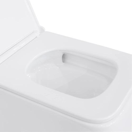 Унітаз підвісний Qtap Gemini Ultra Quiet безободковий з сидінням soft-close QT2533076EUQW