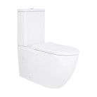 Унитаз компакт Qtap GRAND Ultra Quiet безободковый с сиденьем soft-close QT26228301W