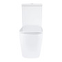 Унітаз компакт Qtap STENAVA безободковий з сидінням Slim soft-close QT27228303W