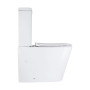 Унітаз компакт Qtap STENAVA безободковий з сидінням Slim soft-close QT27228303W