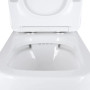 Унітаз компакт Qtap STENAVA безободковий з сидінням Slim soft-close QT27228303W