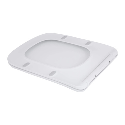 Унітаз компакт Qtap STENAVA безободковий з сидінням Slim soft-close QT27228303W