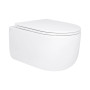 Унитаз подвесной Qtap Taurus Ultra Quiet безободковый с сиденьем soft-close QT2433084EUQW