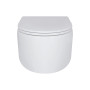 Унитаз подвесной Qtap Taurus Ultra Quiet безободковый с сиденьем soft-close QT2433084EUQW