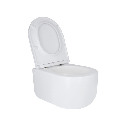 Унитаз подвесной Qtap Taurus Ultra Quiet безободковый с сиденьем soft-close QT2433084EUQW