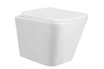Подвесной унитаз Ravak WC Concept CUBE RimOff + сиденье soft-close, RKUM000011