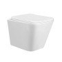 Подвесной унитаз Ravak WC Concept CUBE RimOff + сиденье soft-close, RKUM000011