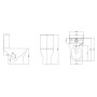 Унітаз компакт-диск Ravak Concept Slim Combi RimOff + сидіння дюропласт soft-close, RKUM100010
