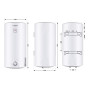 Водонагреватель Thermo Alliance Slim 50 л, 1,5 КвТ Мокрый Тэн, D50V15Q1