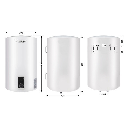 Водонагреватель Thermo Alliance 50 л, сухой ТЭН 2 КвТ, D50V20J2DK
