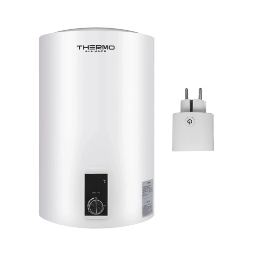 Водонагреватель Thermo Alliance 50 л, сухой ТЭН 2 КвТ + умная розетка D50V20J2DK + WK-UEU16
