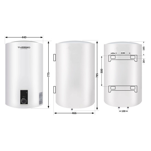 Водонагреватель Thermo Alliance 80 л, сухой ТЭН 2 КвТ, D80V20J3DK