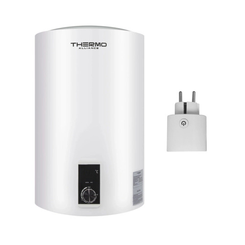Водонагреватель Thermo Alliance 80 л, сухой ТЭН 2 КвТ + умная розетка D80V20J3DK + WK-UEU16