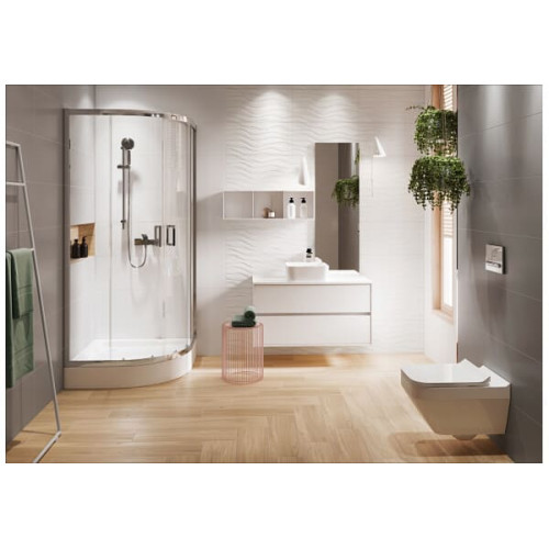 Душова кабіна Cersanit Basic 90x90x185 см без піддону S158-005