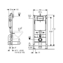Комплект инсталляции с унитазом Geberit Duofix PRO 20, 118.315.21.1