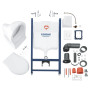 Комплект инсталляция Grohe Rapid SL + подвесной унитаз Solido Perfect 39116000