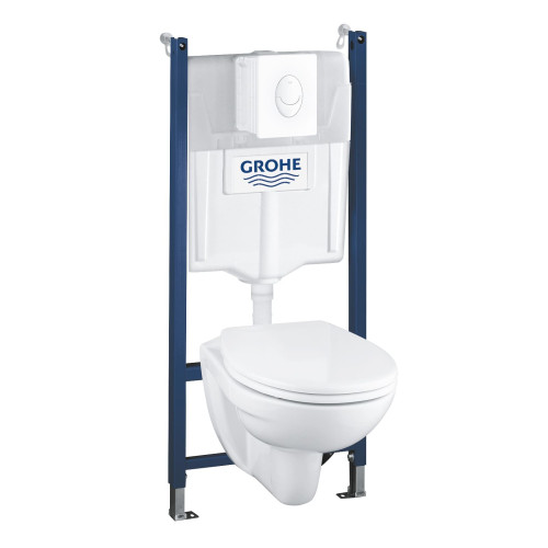 Комплект инсталляция Grohe Rapid SL + подвесной унитаз Solido Perfect 39116000