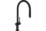 Смеситель Hansgrohe TALIS M54 с выдвижным душем для кухонной мойки Black 72801670