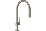 Смеситель Hansgrohe TALIS M54 для кухонной мойки с выдвижным душем сталь 72801800