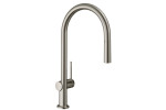 Смеситель Hansgrohe TALIS M54 для кухонной мойки с вытяжным изливом сталь 72802800