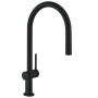 Змішувач Hansgrohe TALIS M54 з висувним душем Sbox для кухонного миття Black Matt 72803670