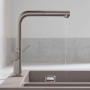 Смеситель с выдвижным душем Hansgrohe TALIS M54 сталь, 72808800