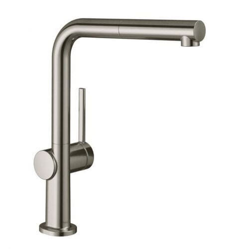 Смеситель с выдвижным душем Hansgrohe TALIS M54 сталь, 72808800