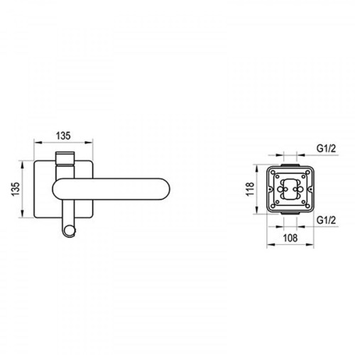 Напольный смеситель RAVAK CHROME CR 080.20BL.RB07A, X070434 