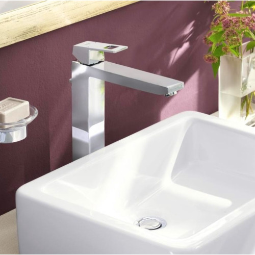 Змішувач для умивальника Grohe EuroCube 23406000, високий