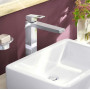 Змішувач для умивальника Grohe EuroCube 23406000, високий