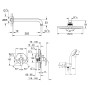 Душовий набір GROHE: Eurosmart для душу прихований монтаж 25183004