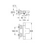Смеситель-термостат для ванны DN 15 Grohe GROHTHERM Cube, 34497000