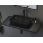 Умывальник Ravak Uni 500 R Slim Черный матовый XJX0D150000