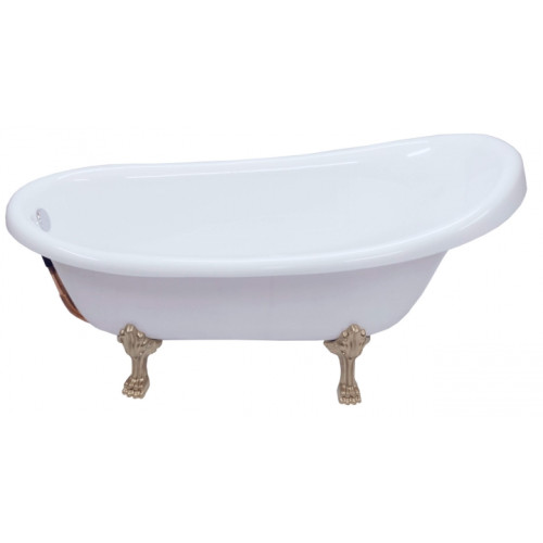 Ванна окремостояща кам'яна на левових лапах золото Amidicon SIMFONIYA 167x80 см gold