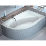 Ванна акриловая RADAWAY Mistra 150х100 + сифон + ножки, WA1-07-150x100LS
