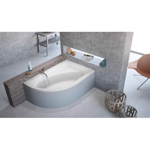 Ванна акриловая RADAWAY Mistra 150х100 + ножки + сифон R315L, WA1-07-150x100PS