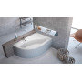 Ванна акриловая RADAWAY Mistra 150х100 + ножки + сифон R315L, WA1-07-150x100PS