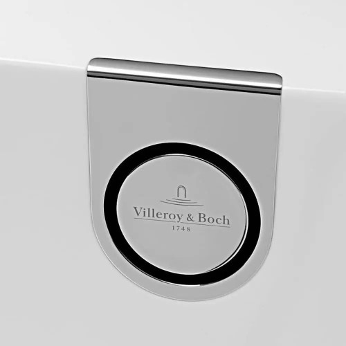Ванна кварилова Villeroy&Boch Oberon 2.0 170x75 см + панель + сифон, UBQ170OBR2DV-01