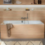 Ванна кварилова Villeroy&Boch Oberon 2.0 170x75 см + панель + сифон, UBQ170OBR2DV-01